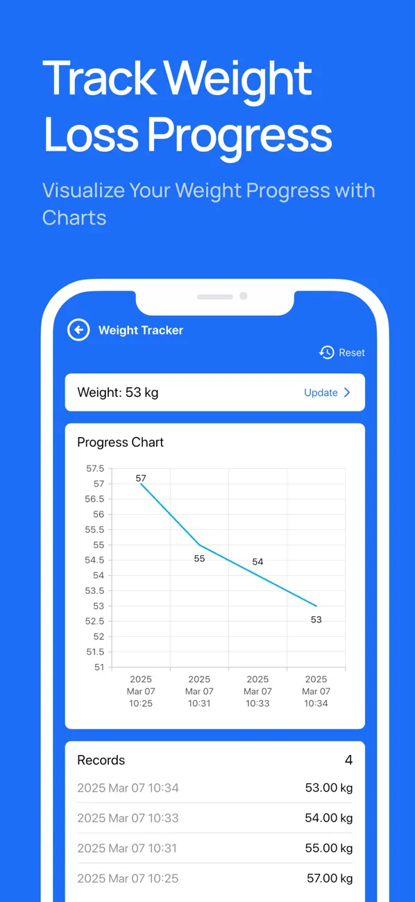 Screenshot #3 pour BMI Calculator Weight Tracker!