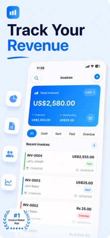 Estimate Invoice Maker - Bilzz Screenshot 2 of 4