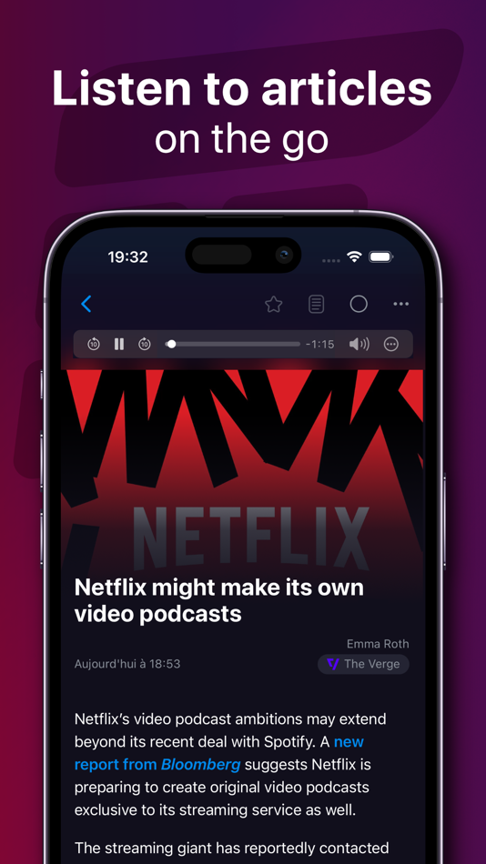 #4. Cupfeed : News & RSS reader (iOS) Ved: Cedric Schoenecker
