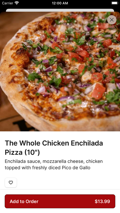 Halftime Pizza iPhone screenshot 4 - Food & Drink app