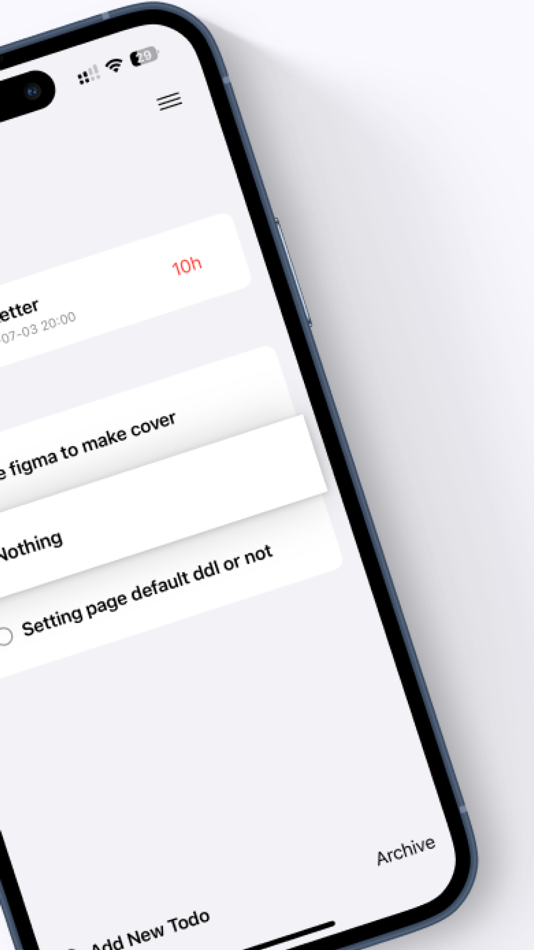 #3. DDLTodo (iOS) 由: 巧萍 陈
