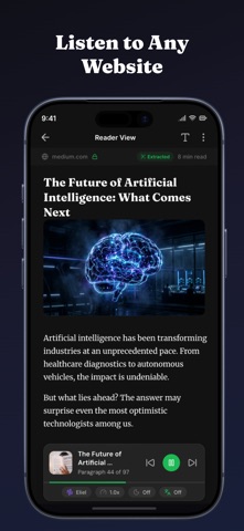 Text To Speech - TapListen iPhone screenshot 7