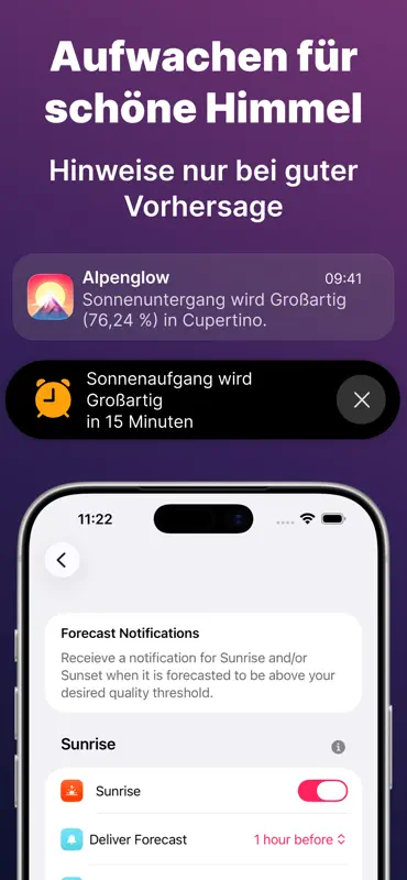 Alpenglow: Sunset Prediction screenshot 2 of 8