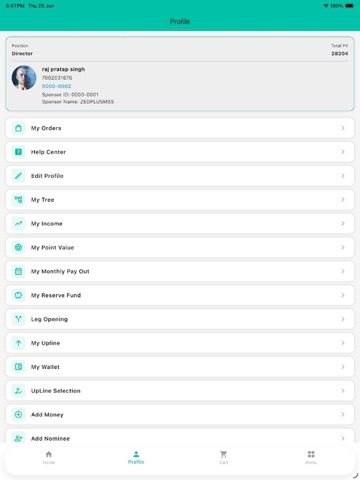 Zedplus iPad screenshot
