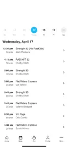 Radius Fitness Mesa screenshot #2 for iPhone