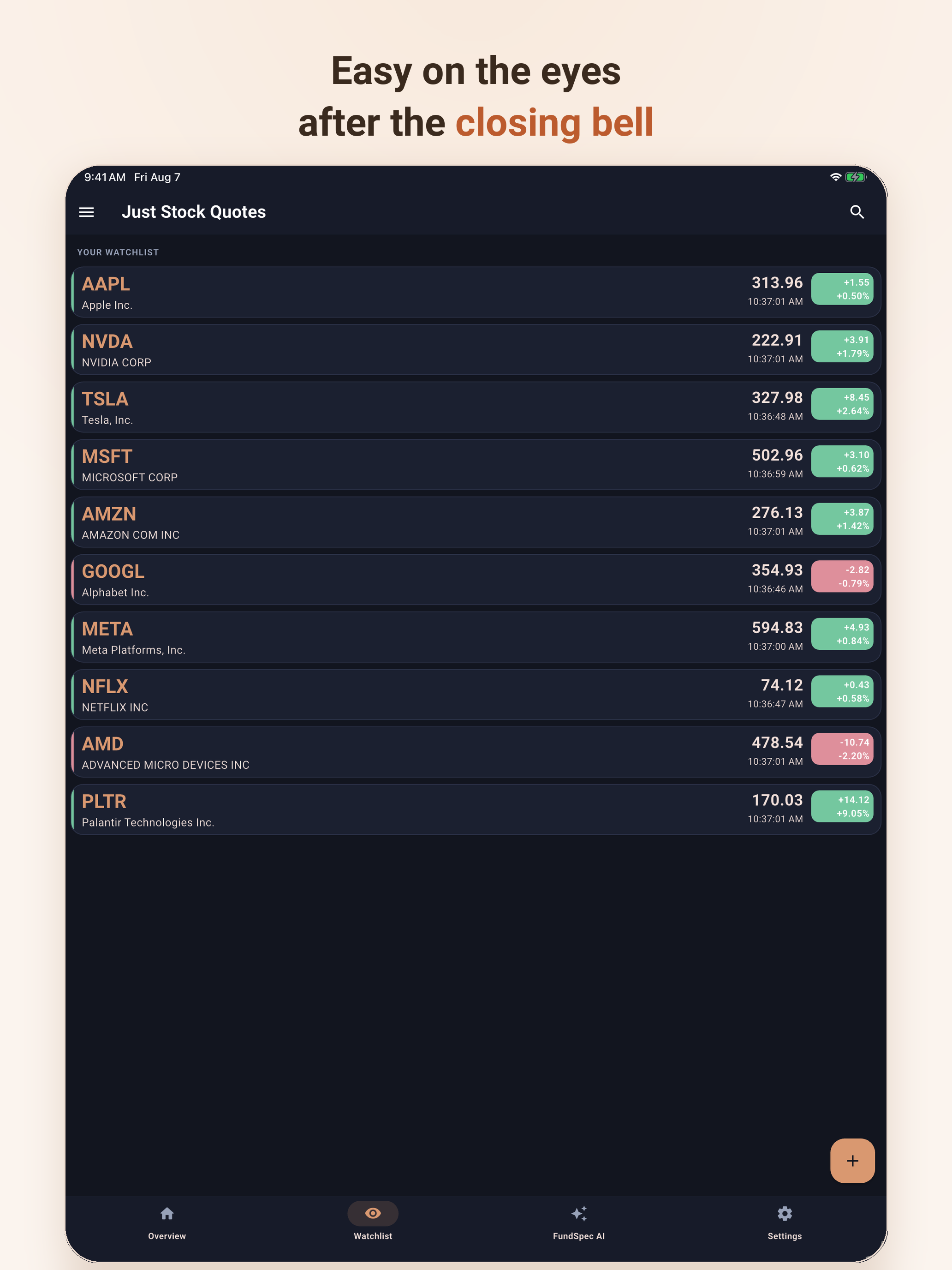 Just Stock Quotes: Live Prices screenshot 11