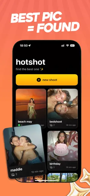 hotshot - compare selfies screenshot 2