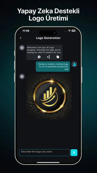 Akıllı Sohbet Bot & AI Asistan iPhone Ekran Görüntüsü 3