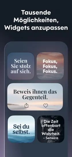 Screenshot von Motivation - Tägliche Zitate auf dem iPhone 4