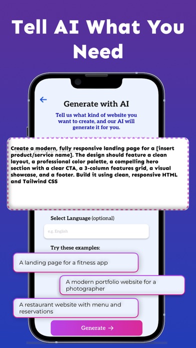 Website Creator - No code site Screenshot 2 of 6