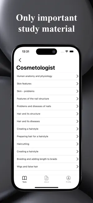 B.C.E.M. Beauty Exam Tests screenshot 2