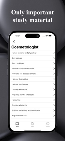 B.C.E.M. Beauty Exam Tests Screenshot 2 of 5