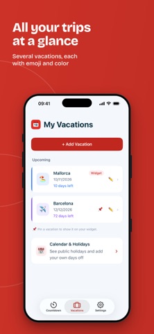 VacationTracker: Countdown Screenshot 2 of 5