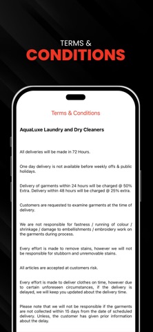 AquaLuxe Laundry Screenshot 2 of 4
