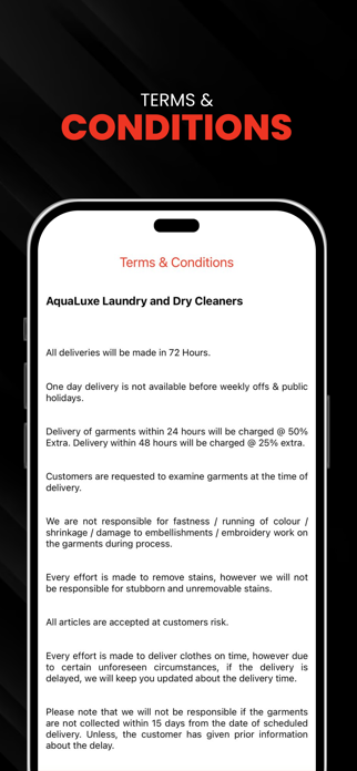 AquaLuxe Laundry Screenshot 2 of 4