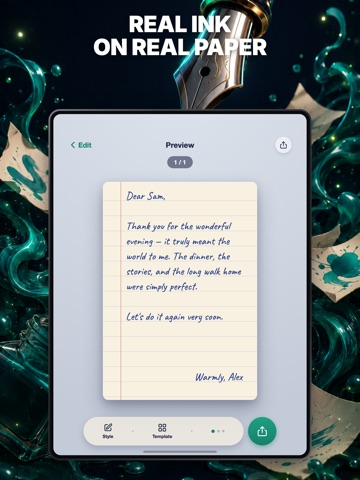 Handwrite: Notes & Letters iPad screenshot