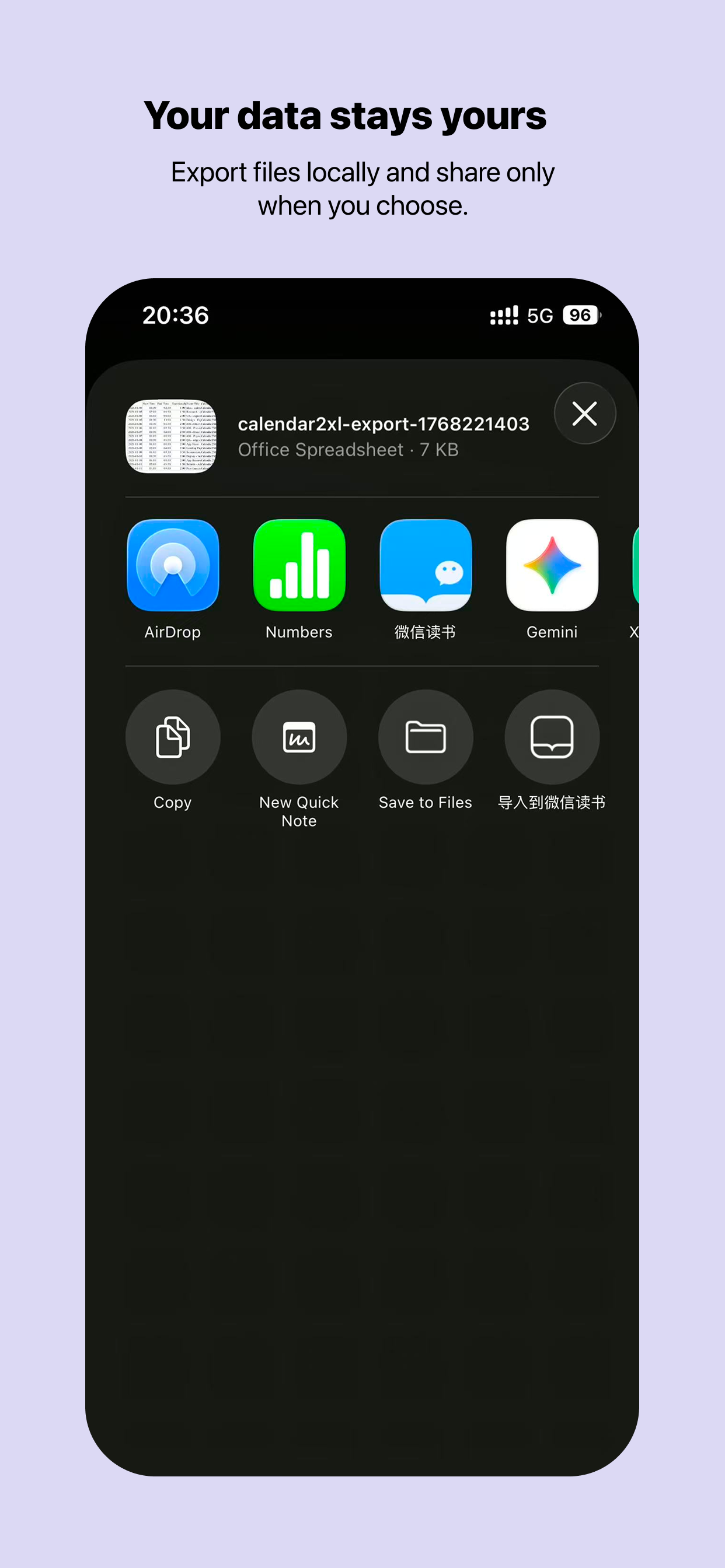 Calendar2XL