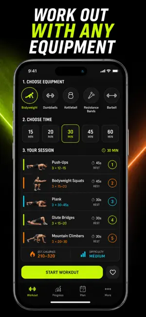 AI Workout Planner Gym Log screenshot 2