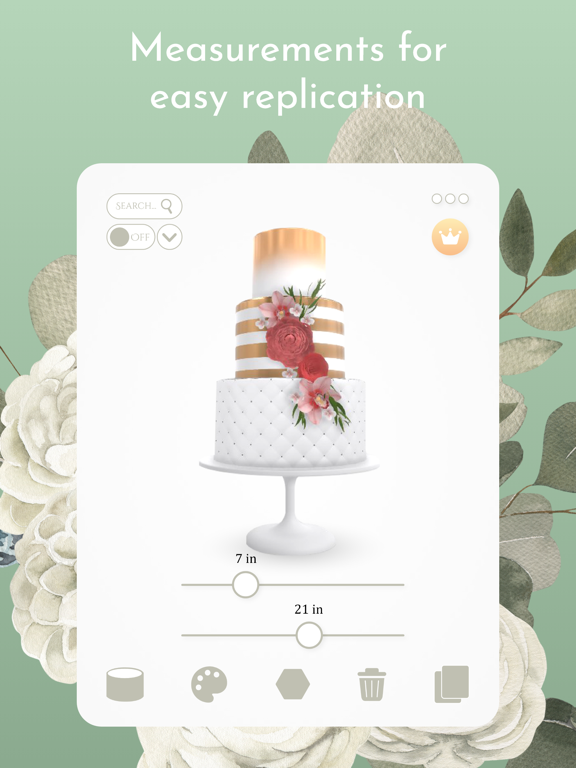 Bakely Wedding Cake Decorating iPad screenshot 6 - Food & Drink app