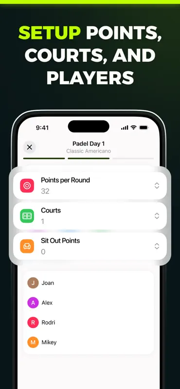Padel Americano - PadelMake screenshot 5 of 6