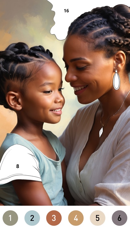 Black Color Paint By Number screenshot-4