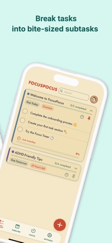 Focus Pocus – ADHD Companion Screenshot 2 of 5