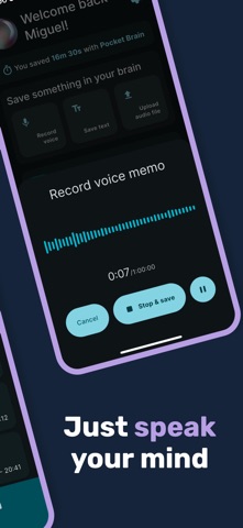 Pocket Brain – AI Second Brain screenshot