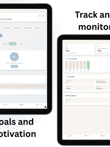 Morning Routine Coach iPad screenshot
