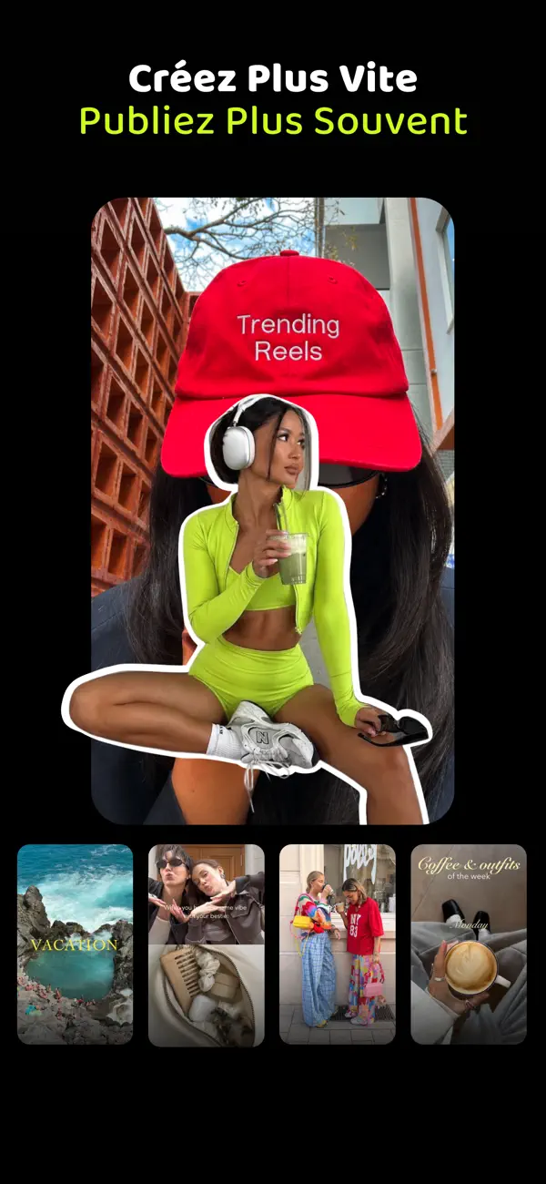 Screenshot #2 pour Unreels: Éditeur Vidéo Reels