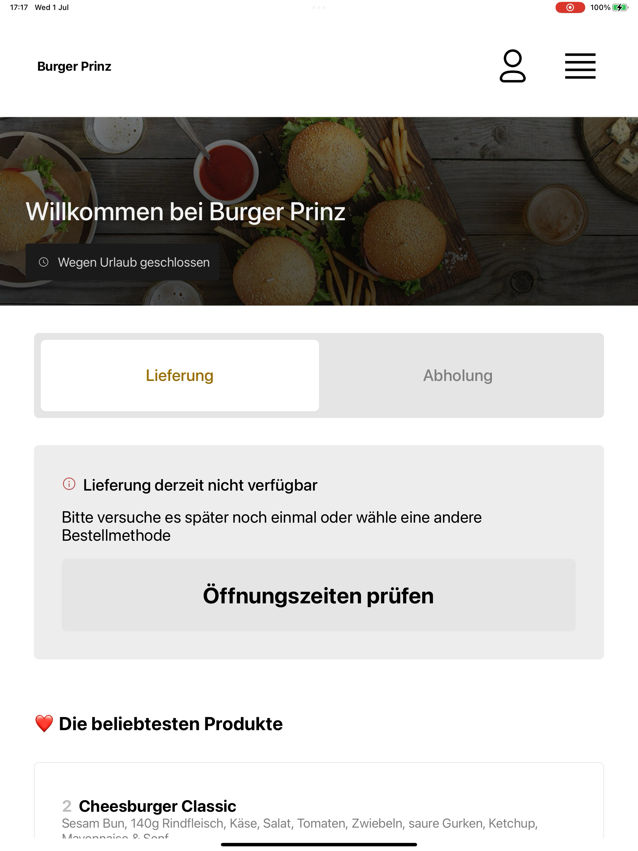 Burger Prinz screenshot 14