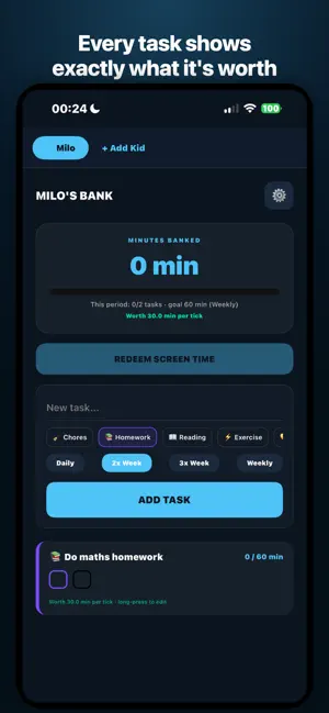 ScreenTimeBanker screenshot 2