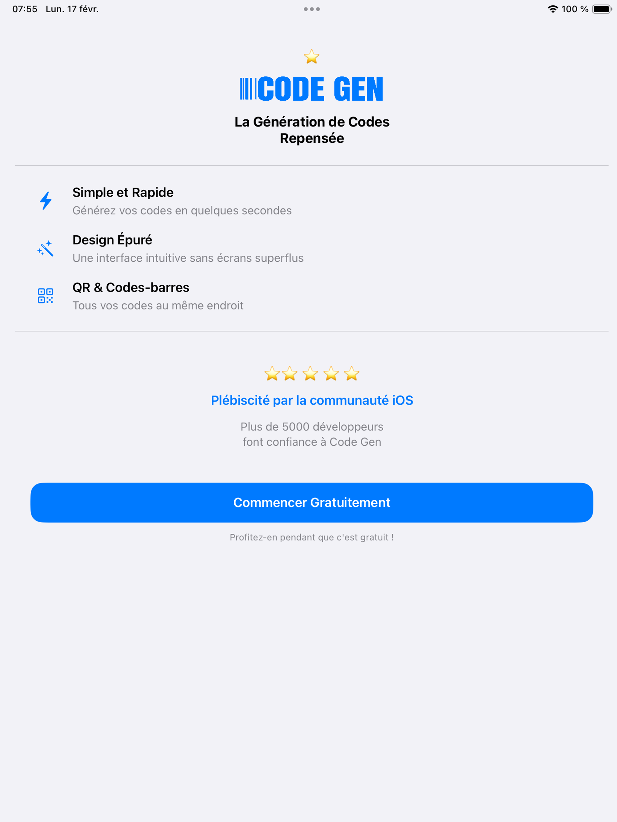 Code Gen - Créateur QR & Codes screenshot 5