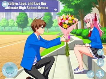 Anime School Sim Love Life 26 iPad screenshot
