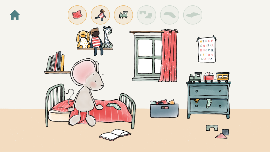 #3. Little Mouse: Play & Learn (iOS) By: Pauline Baartmans