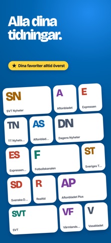 Sverige Tidningar - Rubriker iPhone screenshot