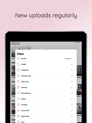 Pilates On Demand iPad screenshot