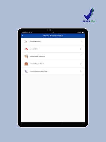 BPOM Mobile iPad screenshot 6