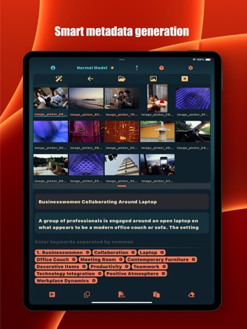fotometa iPad screenshot