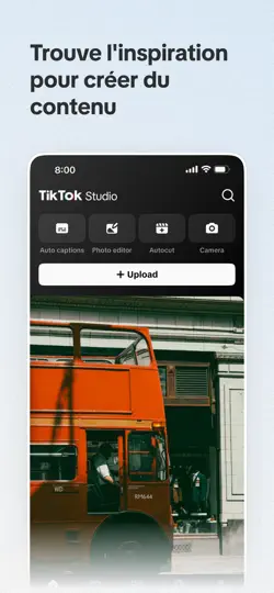 Capture d'écran de TikTok Studio sur iPhone 3
