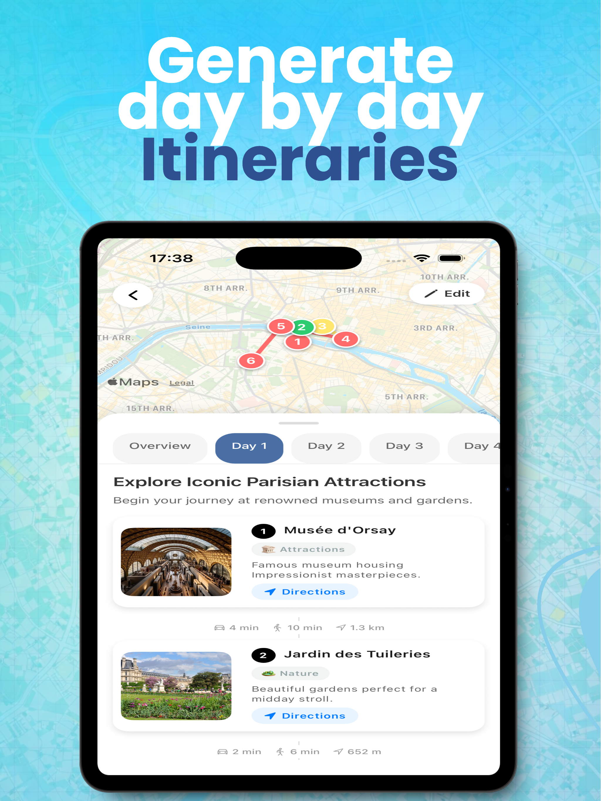 Travio: Save Spots, Plan Trips