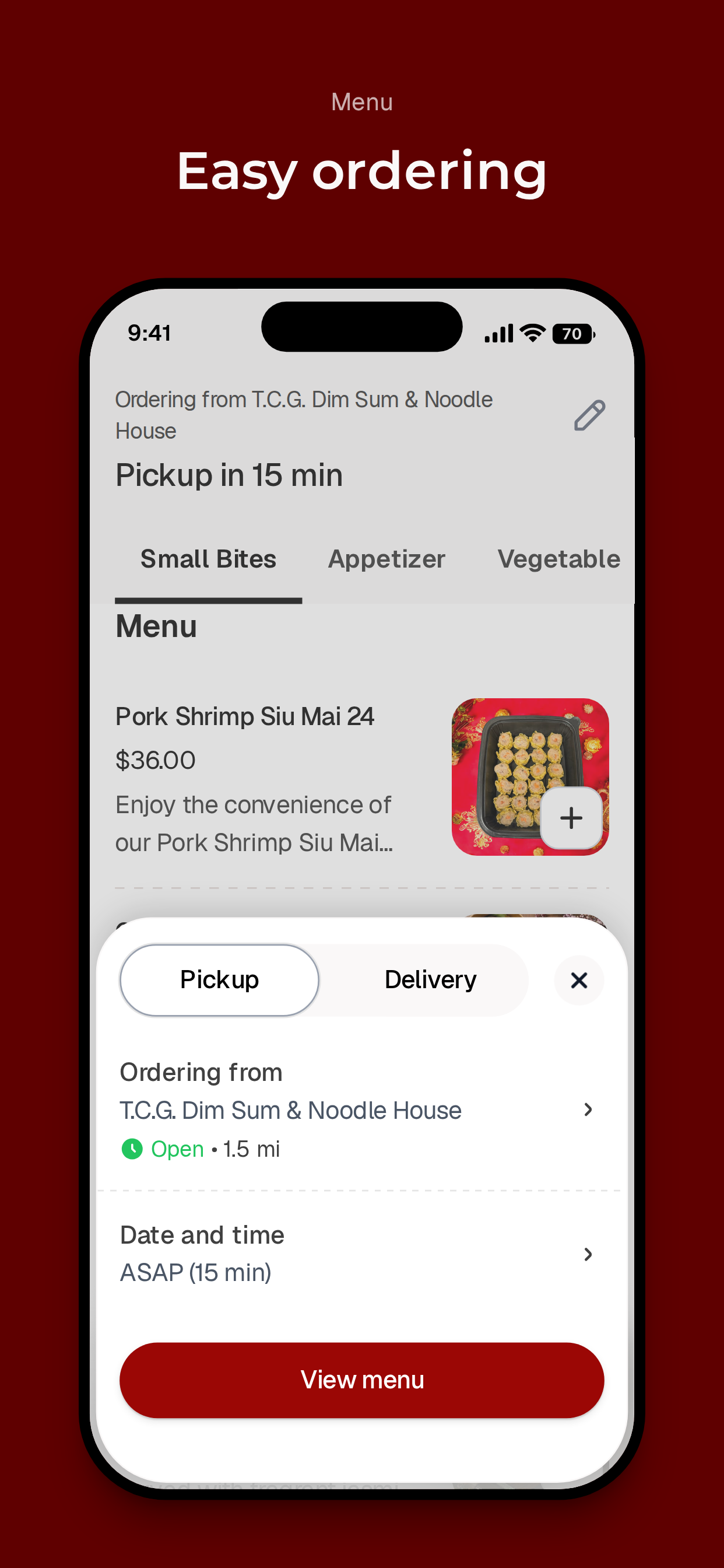 T.C.G. Dim Sum & Noodle House screenshot 3