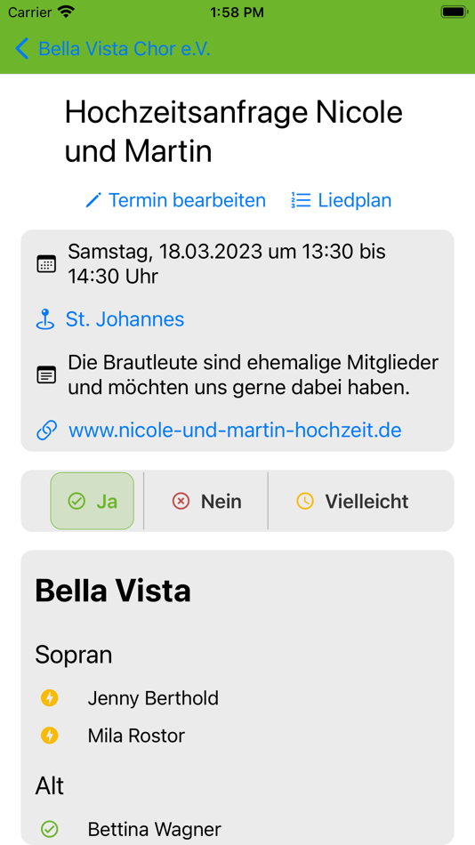 #2. Chorsystem Singste App (iOS) 由: dawesys GmbH
