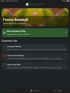 Freeze Baseball iPad image 1