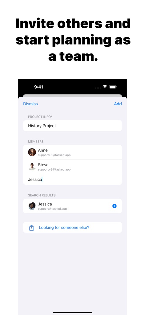 Tasked - Team Up. Plan Better. - Productivity App | MWM