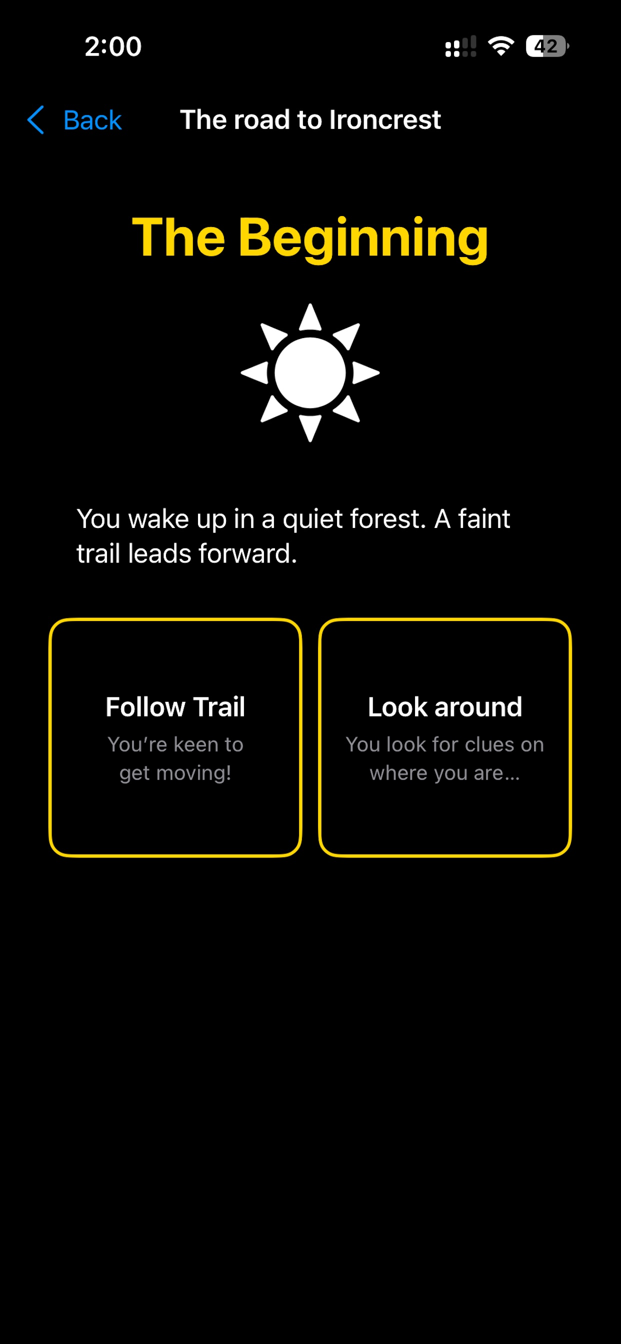 CYOA screenshot 4