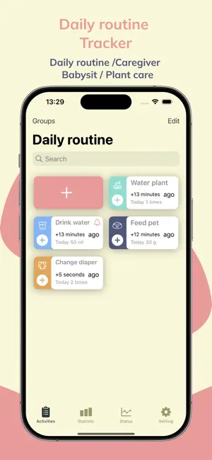Care:chores｜last time tracker screenshot 1
