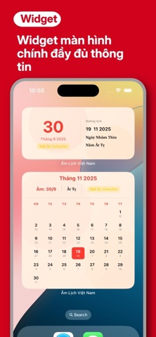 Âm Lịch Việt Nam Widget iPhone screenshot