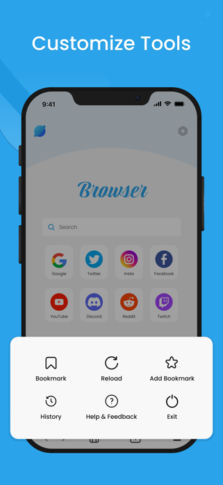 Internet Browser :Private,Safe Screenshot 2 of 5