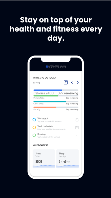 Upgraded Human Wellness Screenshot
