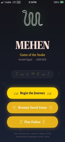 Mehen iPhone screenshot